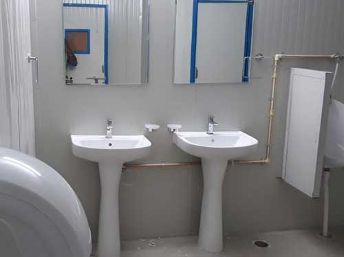 Prefabricated toilets